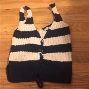 Knit tank top lightly worn